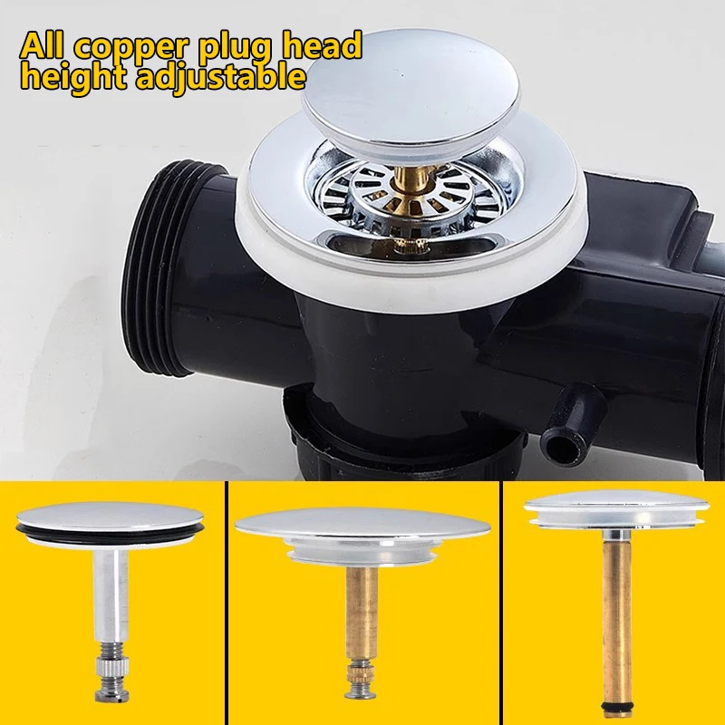 1pcs 70mm Universal Stainless Steel Basin Pop-up Drain Filter Hair Catcher Sink Strainer Bathtub Stopper Bathroom Tool