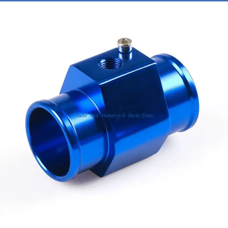 P9FD Blue Coated Water Temp Bung Includes Twin Hose Clamps