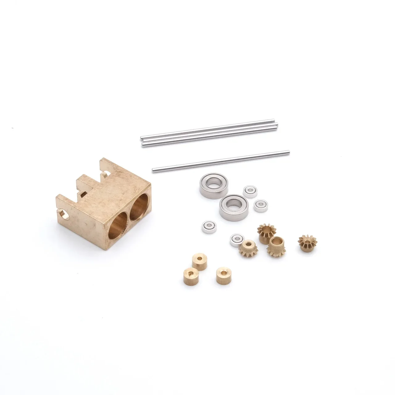 1: 1 Micro Tank Model Wave Box DIY Excavator Track Car Metal Gearbox Wheel Power Transmission