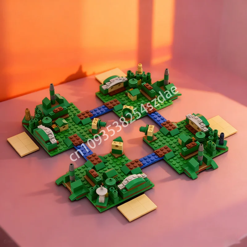 

338 шт. MOC, модель с военными играми, строительные блоки, сборка, сделай сам, творческое образование, кирпич, Рождественский подарок, детская игрушка на день рождения