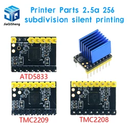 TMC2208 TMC2209 ATD5833 V2.0 With Heat Sink Stepper Motor Driver StepStick 3d Printer Parts 2.5A 256 Subdivision Silent Printing