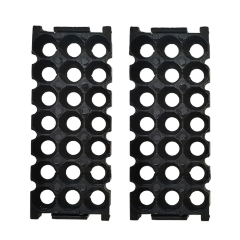 18650 Lithium Battery Holder 3x7 Cell Storage Bracket Easy Installation Plastic Holder Rack for 18650 Battery Pack