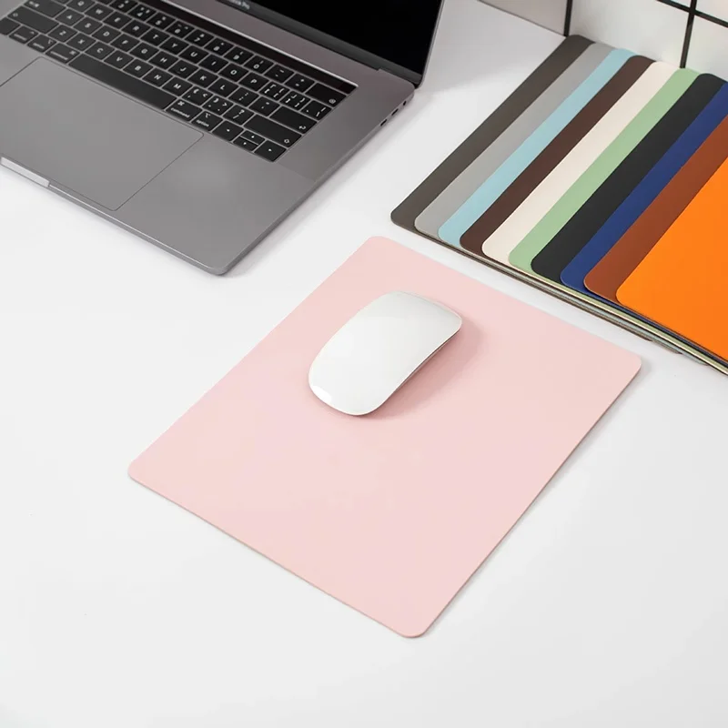 Creative Universal Anti-slip Mouse Pad Leather Gaming Mice Mat Waterproof Desk Mouse Pad Fashion Comfortable For Laptops MacBook