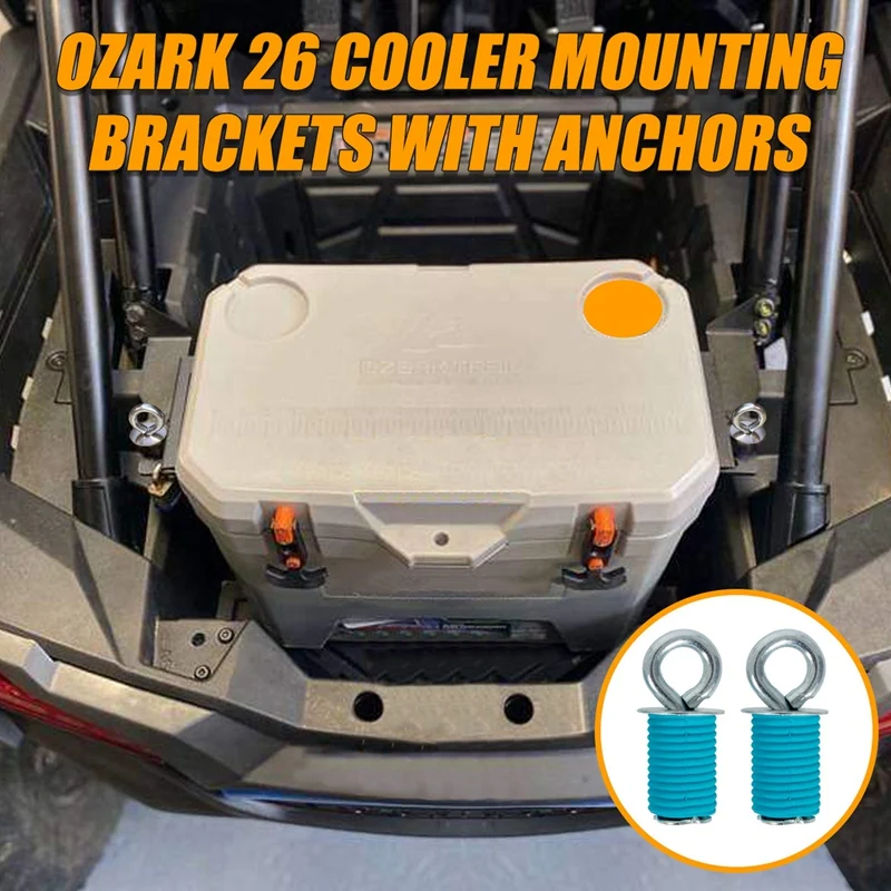 ATV UTV Cooler Mounting Brackets For Polaris RZR 1000 XP 1000 Turbo 2014-2021 Ozark 26