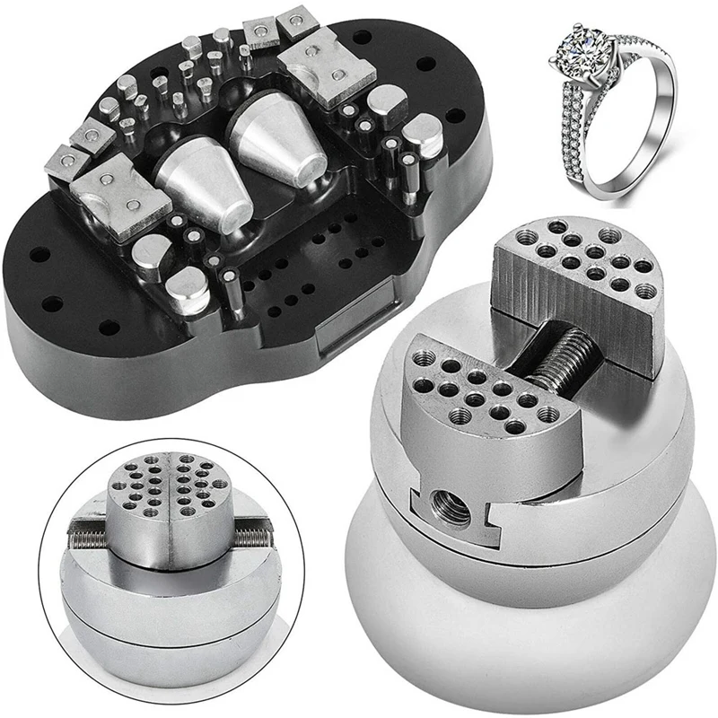 Ball Vise Diamond Engraving Setting Tool 3 Inch Professional Attachment Jewelry Standard Block Mini Inlay Universal