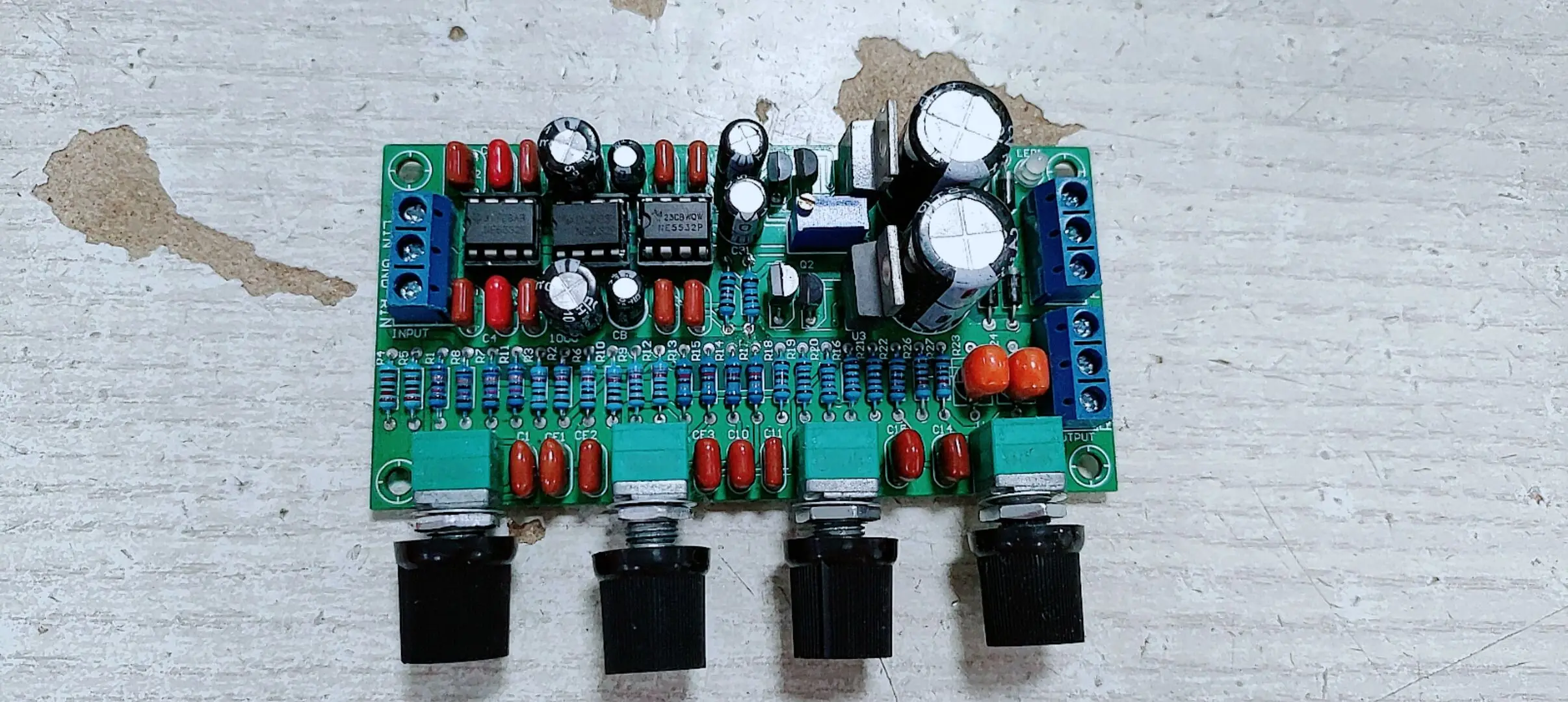 Ne5532 Fever Level Audio Preamplifier Tone Board Professional Level 2.0 Sound Effect Adjustment Circuit