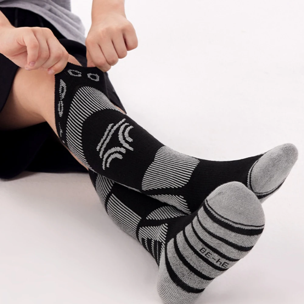 

1 пара термозимних шерстяных детских лыжных носков, спортивные носки для сноуборда, велоспорта, катания на лыжах, более толстые теплые носки для детей