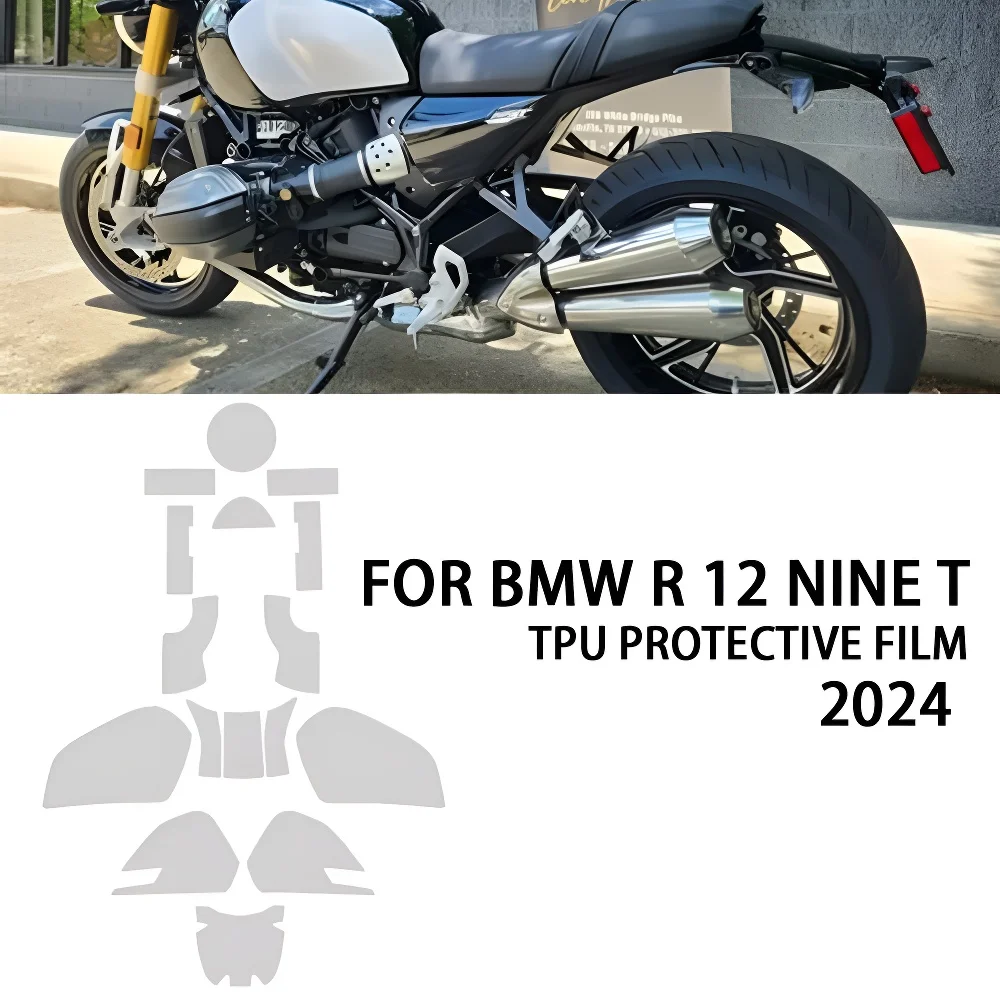 

Motorcycle Accessories Transparent Protective Sticker Film R12NineT TPU Tank Paint Protection Film For BMW R 12 Nine T 2024