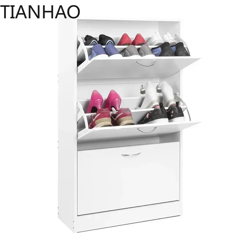 Fa Hot selling wood storage rack modern shoe cabinet wooden shoe rack storage shoe cabinet for home living room furniture