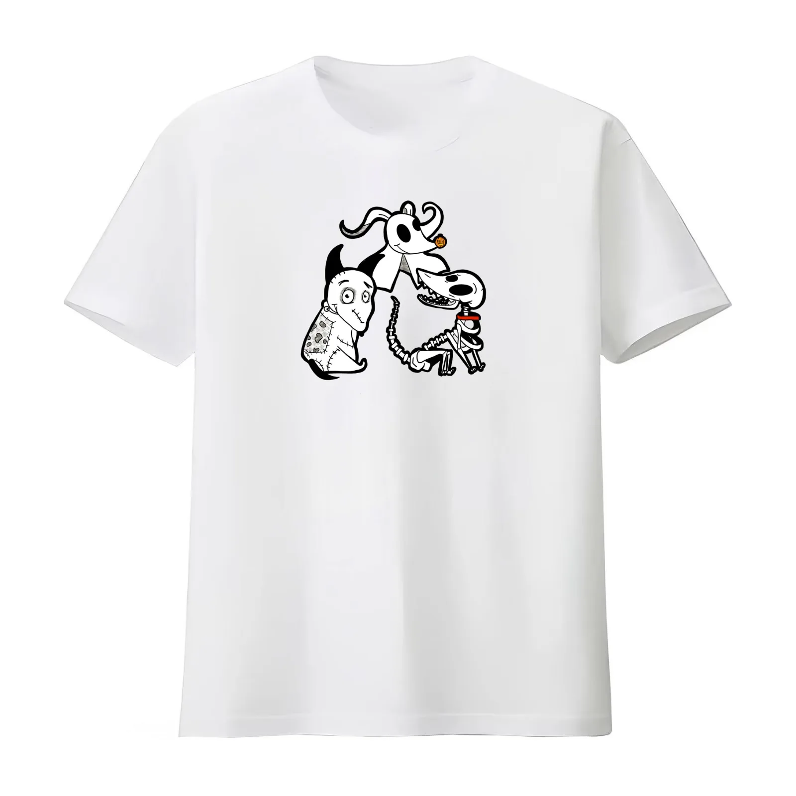 Burton Pups T-Shirt Summer Casual Cotton Tee Oversized Streetwear Tops Vintage Graphic Print Loose Fit Short Sleeve