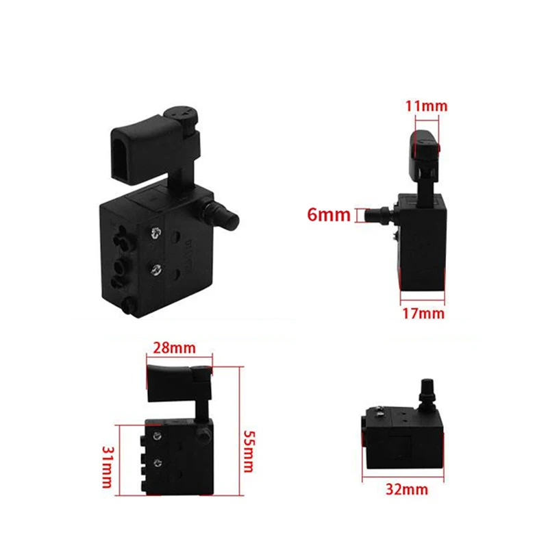 JR3000V Switch Accessory for Makita JR3000V Reciprocating Saw Saber Saw Power Start Switch Accessory Replacement