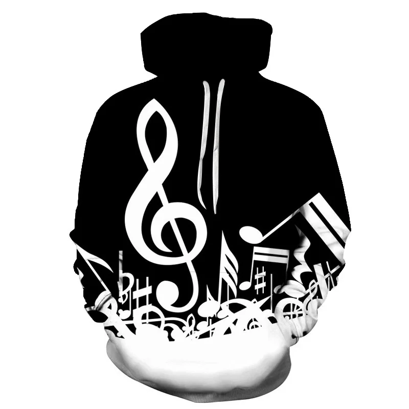 Cartoon Gitarre Hoodie 3D-Druck Männer und Frauen Frühling Sweatshirts mehrfarbige lässige Kapuze Streetwear Persönlichkeit DJ Tops