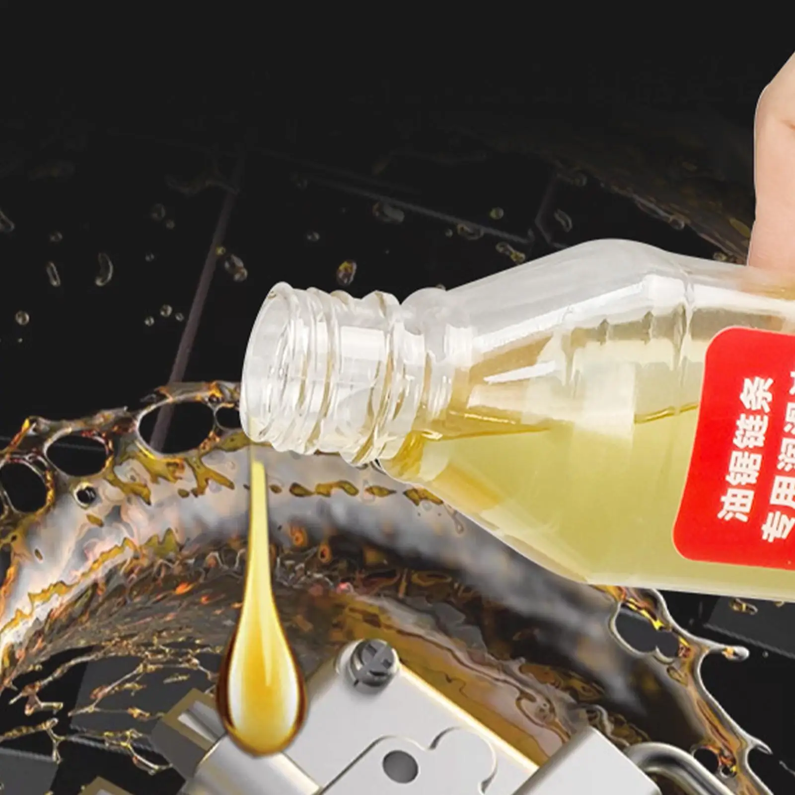 Motorcycle Chain Lube Noise Reduction 100ml Electric Chain Saw Oil Lubricant Rustproof Protection Professional Chain Lube Oil