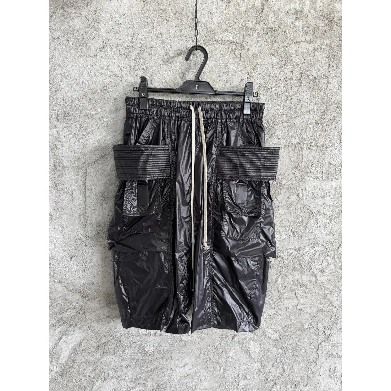 2026SS High Street Line Series Double Ring Nylon Shorts Men Women Versatile Casual Shorts Streetwear Men's Clothing