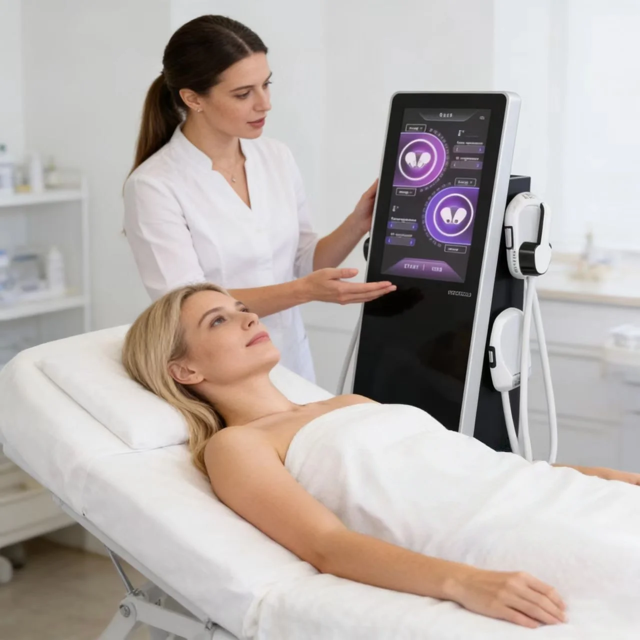 2026 High Intensity 6500W Body Shaping Machine RF Technology Muscle Stimulation Fat Reduction Slimming Beauty Equipment