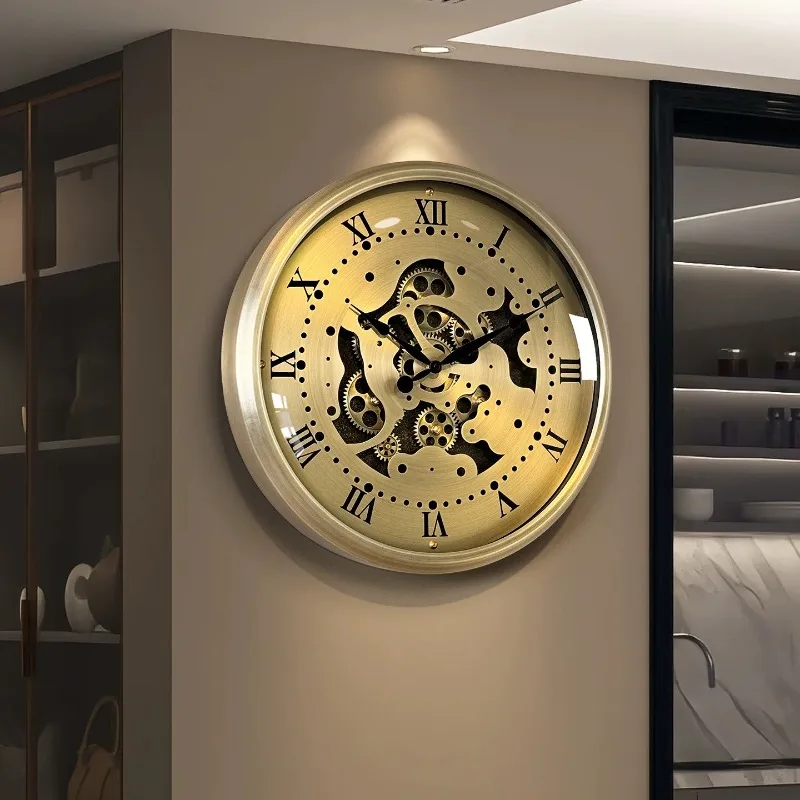 #Unique Modern Minimalist Luxury Wall Clock Big Size Living Room Elegant Economic Wall Clock Aesthetic Large Decor Home Decor