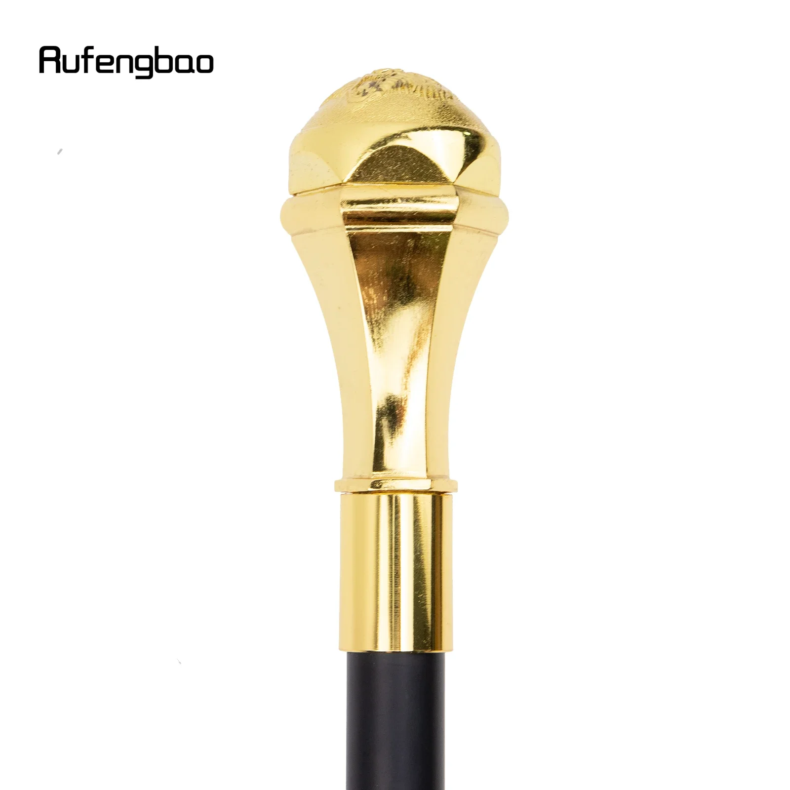 Golden Wolf Luxury Round Handle Fashion Walking Stick for Party Decorative Walking Cane Elegant Crosier Knob Walking Stick 94cm