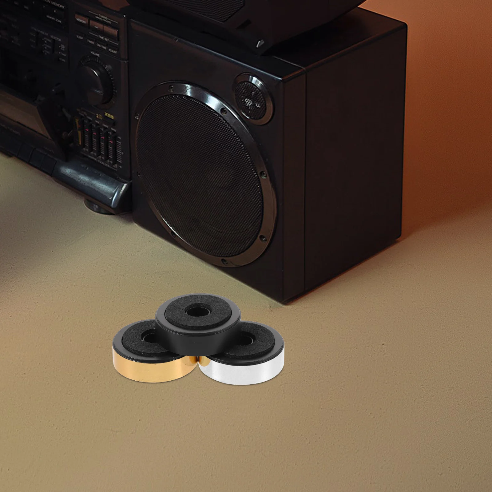 

12pcs Speaker Isolation Feet Audio Vibration Dampening Pads For Subwoofer Amplifier Turntable Studio Speaker