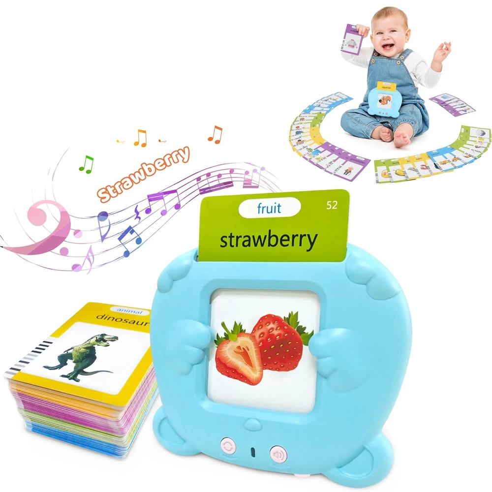 

Talking Flash Cards Baby Learning Cards with 224 Sight Words Educational Gifts for Toddler Montessori Toys Speech Therapy