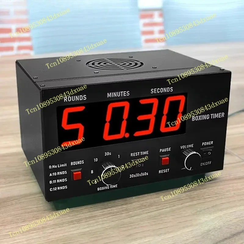CP040 LED Boxing Gym Round Interval Timer Training Workout Clock Digital MMA Boxing Timer