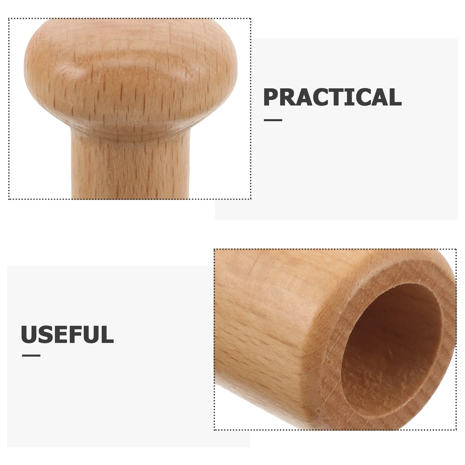 Wood Handle Perfume Bottle Crimper Manual Vial Capper Tool Handheld Spray Pump Press Fragrance Sealing Tool for and view 2