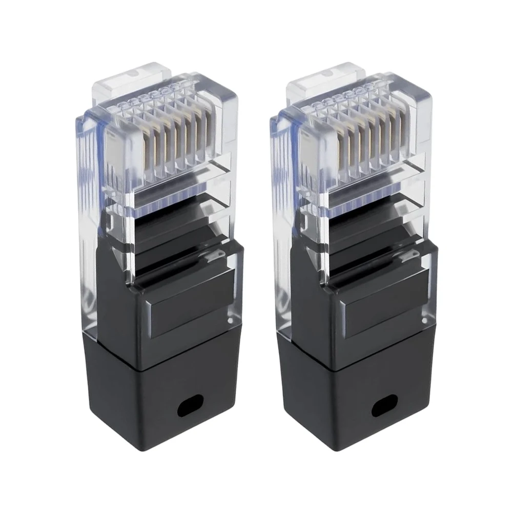 2pcs For RJ45 Termination Resistor Connector for Ethernet For Short Circuit Simulation and Differential Signal Compliance Test