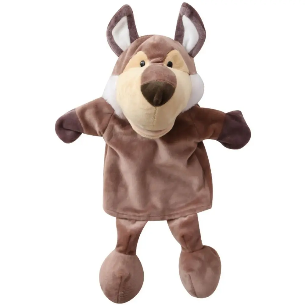 Jungle Animals Animal Hand Puppet Appease Toys Stuffed Animals Plush Hand Doll Lion Elephant Pig Early Education