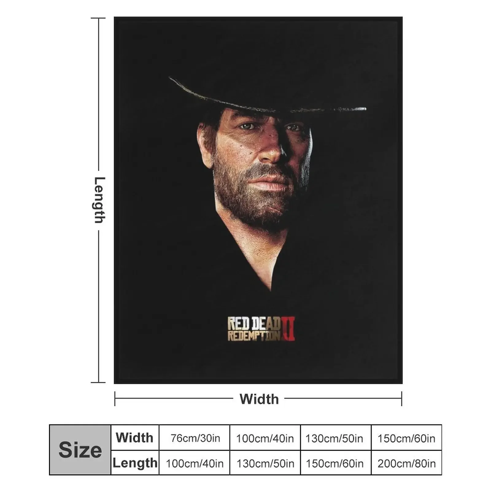 Arthur Morgan Throw Blanket Plaid Luxury Blankets