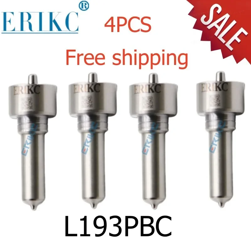 

4PCS L193PBC Common Rail Spray Nozzle L 193 PBC Diesel Engine Fuel Dispenser L193 PBC for Diesel Fuel Injector