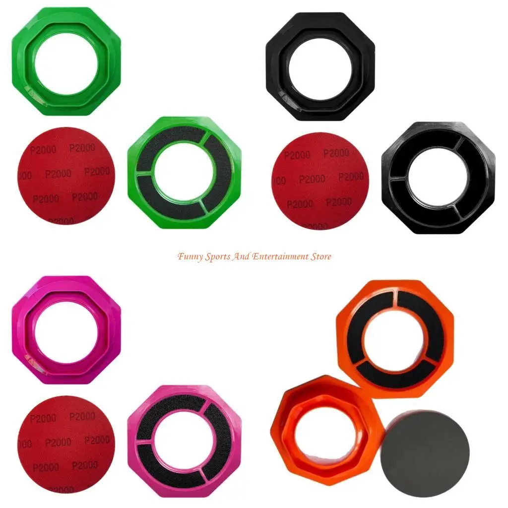

C4DE Premiums Bowling Ball Sandpaper Base Smooth Bowling Ball Surfaces Sandpaper Pad For Reliable Grip And Spin