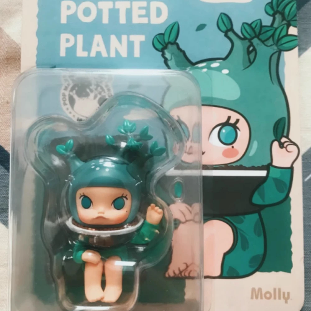 Limited Edition Potted Series Molly Action Figure Toys Gifts for Kids Molly Figure Doll Room Car Decoration