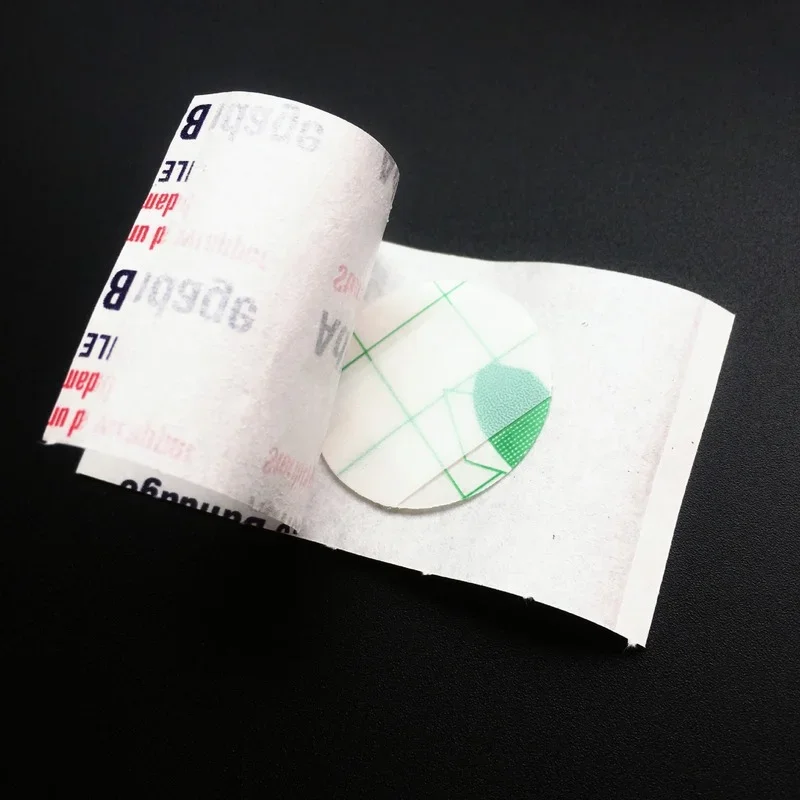 100 Stück/Set runde Pflaster Wund pflaster Haut pflaster transparente Klebebänder Patch Haut verband Wund plast