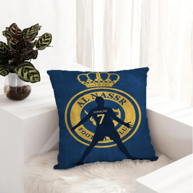 CR7 Cristiano Ronaldo Covers for Bed Pillows Decor Home Double Sided Printing Short Plush Body Pillow Cover 40x40 Cushions 45x45