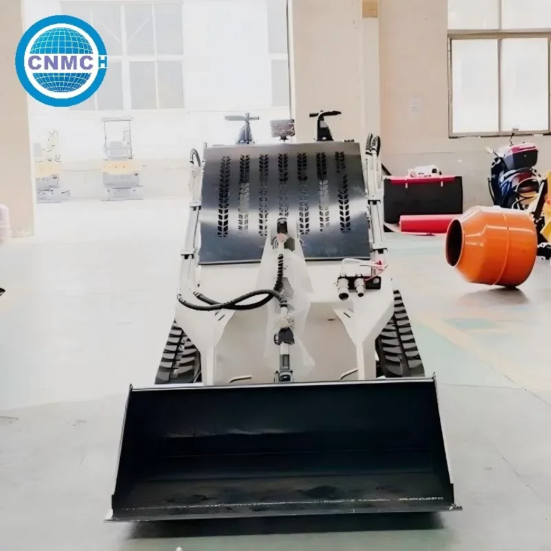 CNM-S460 Crawler Skid Steer Loader Compact Stand-on Mini Skid Steer Loader CE EPA Certified Customized Skid Steer for Farm