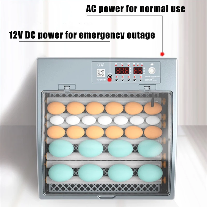 Imagem -05 - Incubadora de Ovos Lcd Galinha Chocadeira Totalmente Automático Fazenda Pássaro Codorna Incubadora Incubadora Aves para Pato Ganso Pombo 616