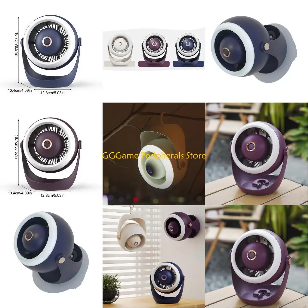 

U55B Outdoor Desk Fan Desktop Table Fan USB Desk Fan Table Hanging Cooling Fan