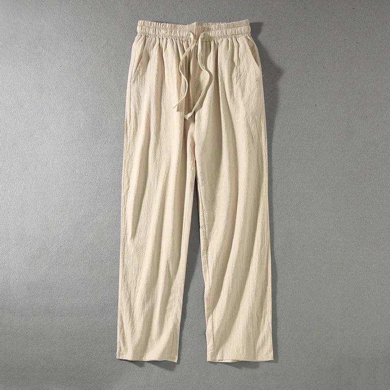 Pants Large Size Autumn Summer 14XL Waist 170cm Loose Pants Men 6XL 7XL 8XL 9XL 10XL Cotton Trousers