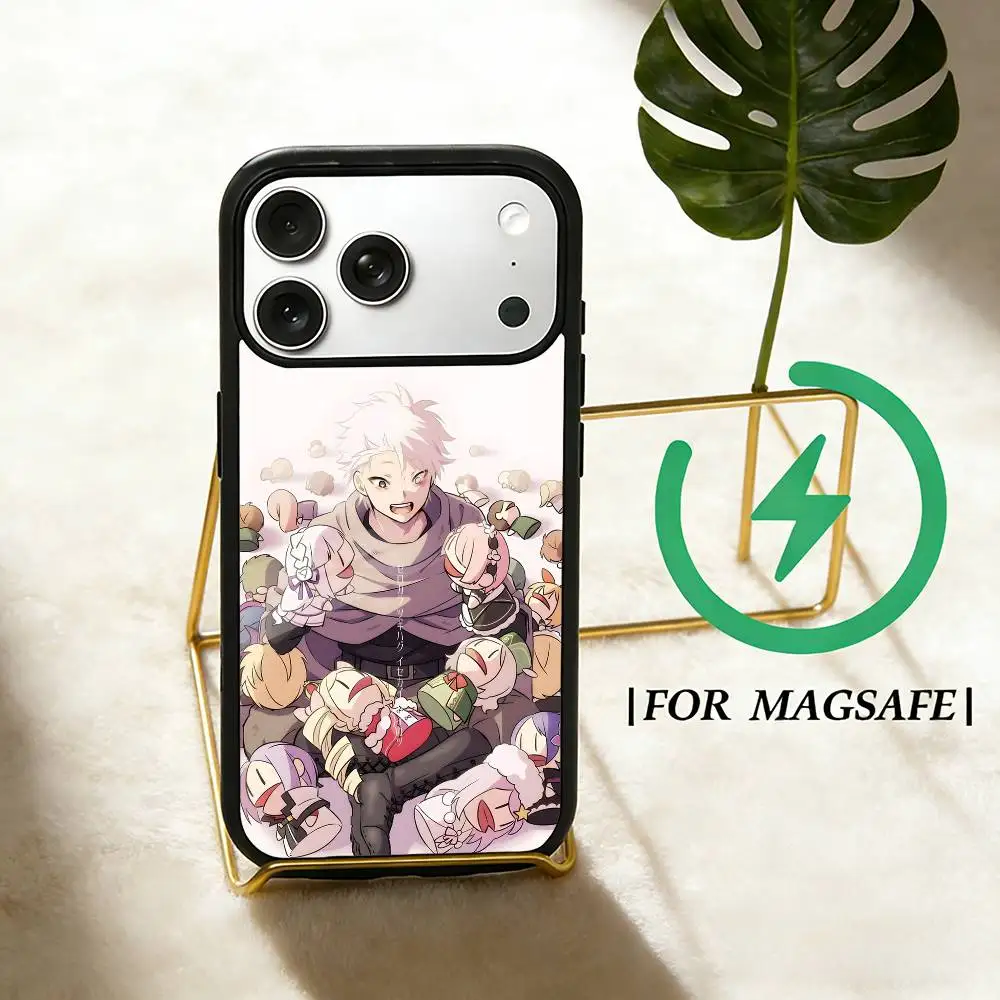Re Zero N-Natsuki Subaru Anime  Phone Case For iPhone 17 16 15 14 13 12 Pro Max Plus for Magsafe Wireless Magnetic Cover - view 4
