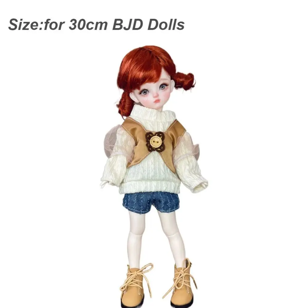 Only Doll Clothes No Shoes 30cm 1/6 BJD Doll Fashion Outfit Set Pretty Dress Hat Girl Toy Gift Doll Accessories Holiday Gift - Image 6
