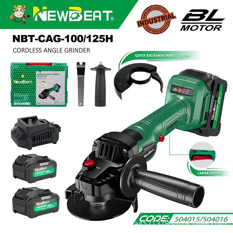 

Cross-border hot-selling Nantong power tool grinder industrial grade multi-functional grinding and cutting brushless small angle