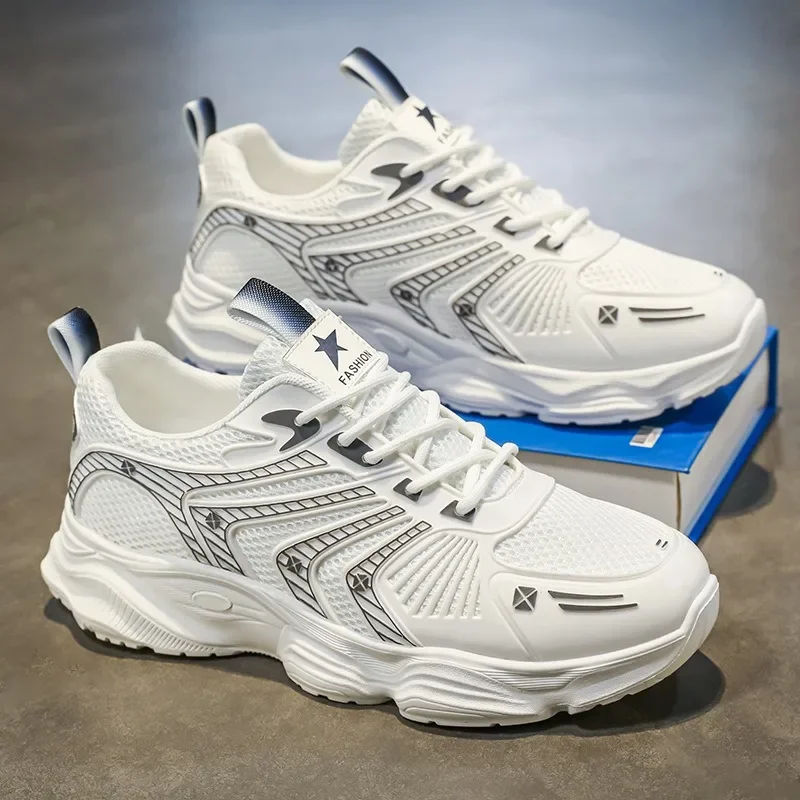 

Men's Casual Sneakers Summer Breathable Anti Slip Mesh Outdoor Casual Runn Shoes Student Sneaker Tennis Shoes Кроссовки Мужски