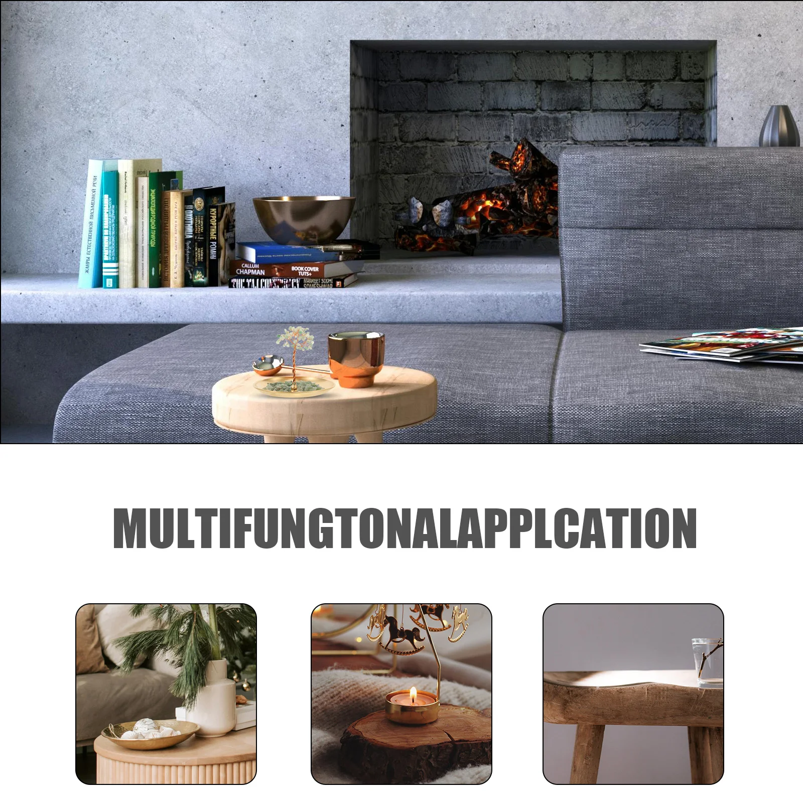 

Crystal Stone Money Tree Incense Holder Compact Desktop Decor For Home Office Study Room Vintage Style Burner Ornament