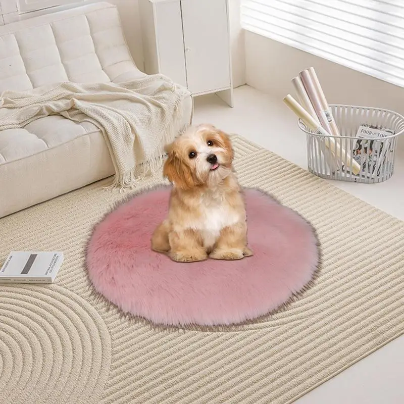 Plush Pet Heating Pad Electric Dog Warming Pad Waterproof Constant Temp Simulation Mink Velvet Kitten Heating Pad For Dog