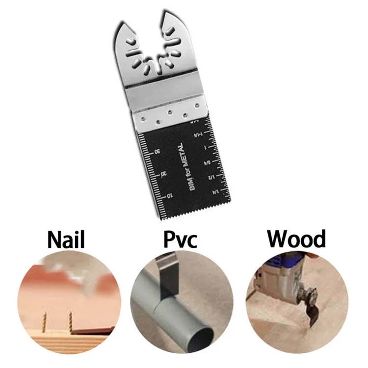 60-piece set of multi-functional saw blades, 6 kinds of accessories, swinging cutter heads