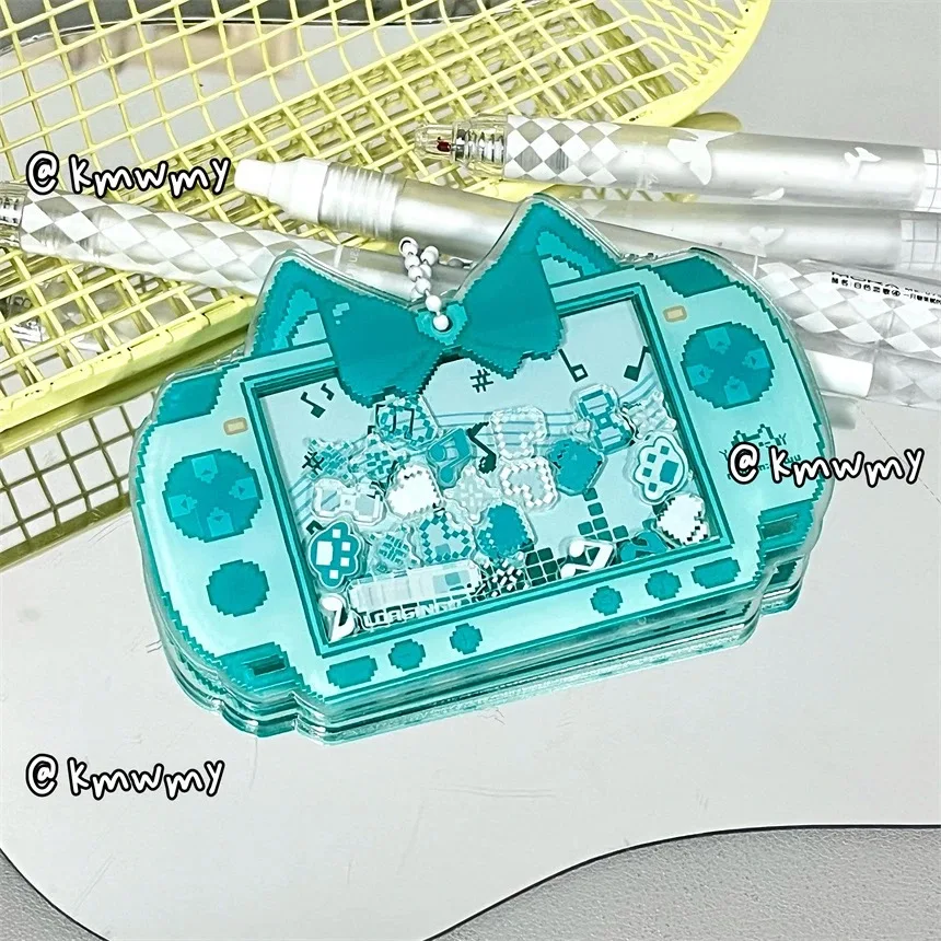 تأثيري جديد بكسل نمط الموسيقى مواء آلة لعبة وحدة التحكم الاكريليك هز الموسيقى DIY اللوحي الوقوف سطح المكتب زخرفة التخزين