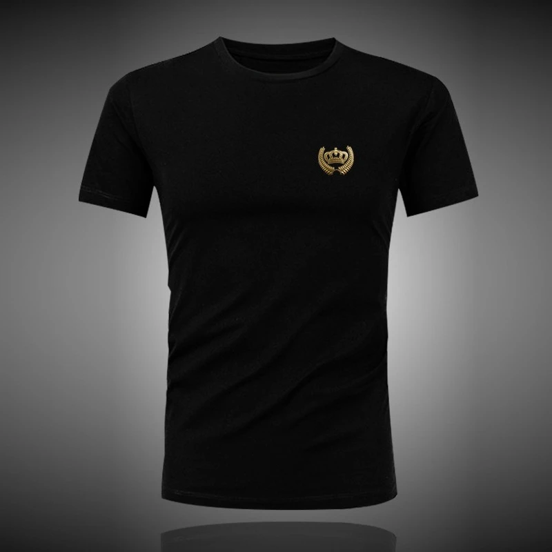 

2025 Summer high-quality men's and women's T-shirts loose cotton fitness and outdoor sports T-shirts and tops