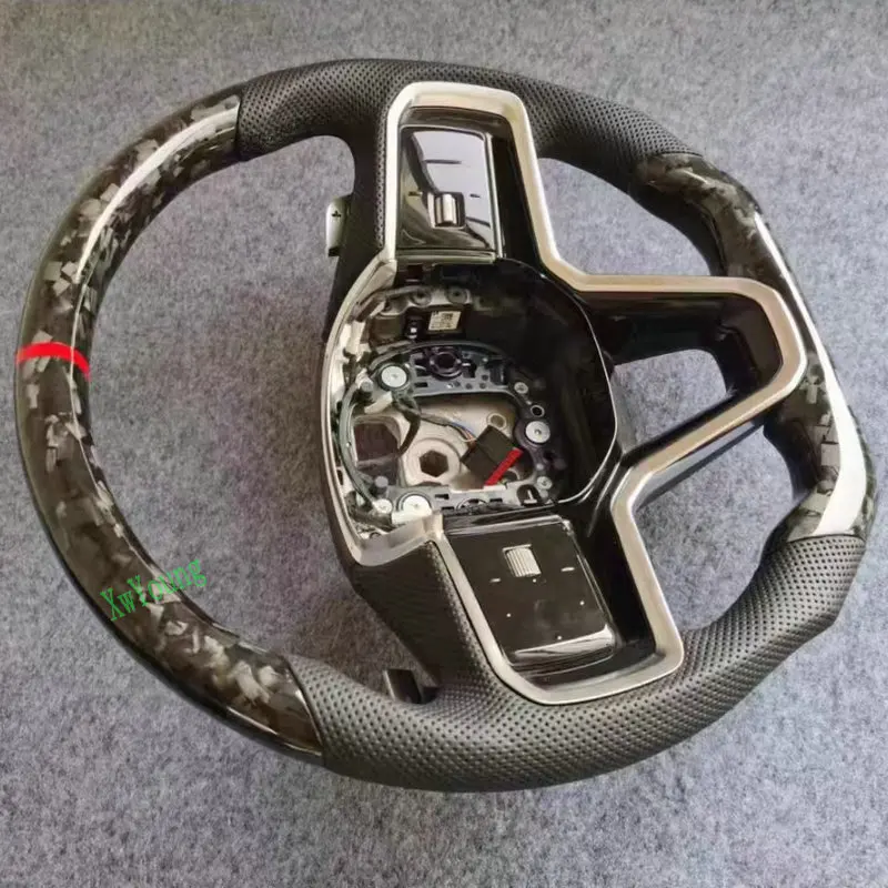 For Range Rover Land Rover Defender Discovery Customized 100% Real Carbon Fiber Steering Wheel(With Paddle Shifter Holes)