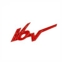 3D red 16V auto sticker car logo decal for Citroen peugeot VW bora golf GTI PASSAT Honda crv benz audi A4 toyota camry corolla