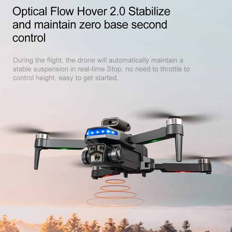 Nuevo Dron P18 8K con cámara Dual Quadcopter electrónico para evitar obstáculos Dron profesional juguete para regalo para niños