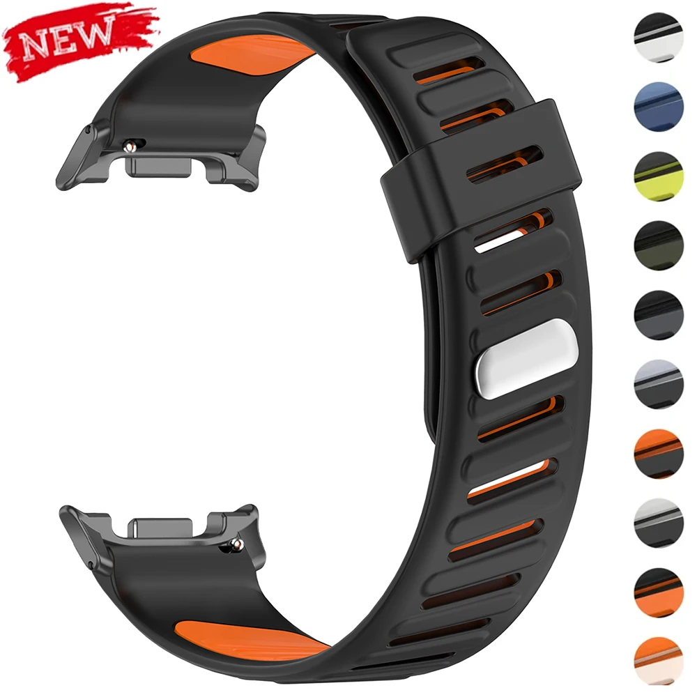 Silikon-Sportarmband für Samsung Galaxy Watch 8 40/44mm 8classic 46mm Atmungsaktives Band für Galaxy Ultra 47mm 2025 2024 Armband